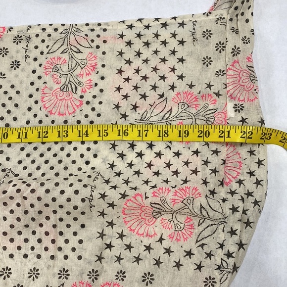 5 for $25 Free people tote bag reusable‎ bag fabric bag floral - Picture 4 of 5